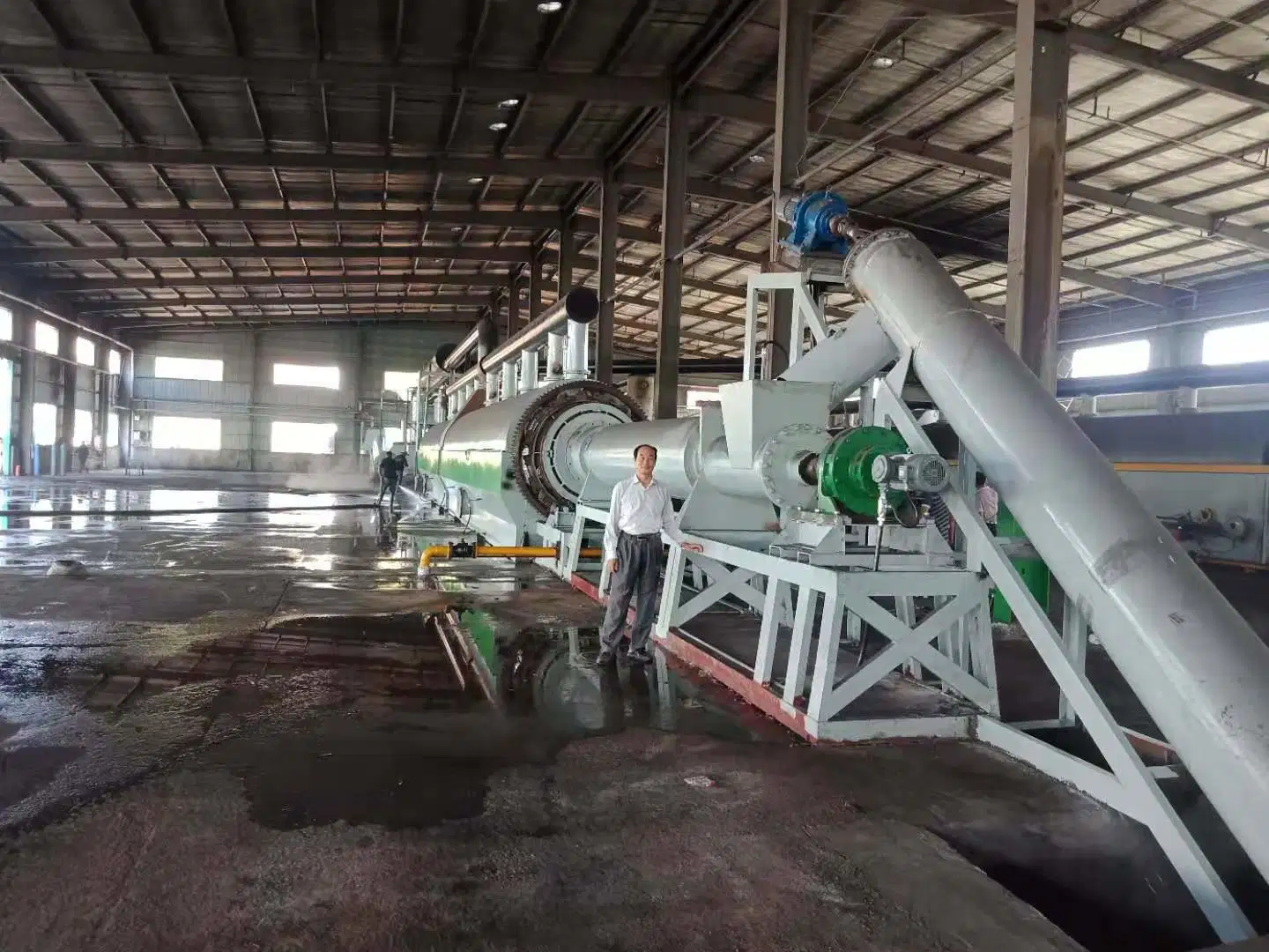 Fully Continuous Pyrolysis Project Equipment System of Tyre Scraps