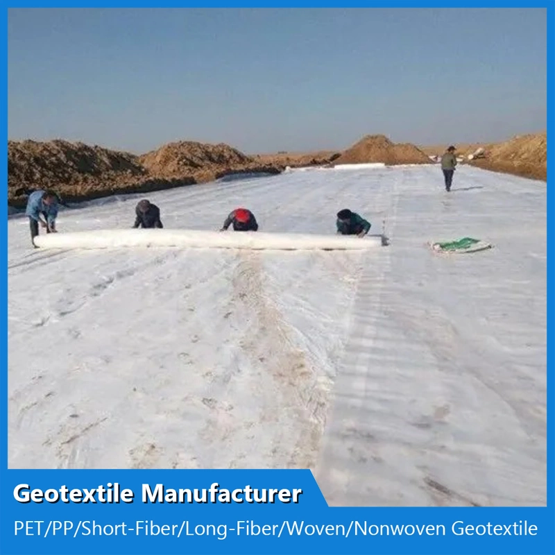 Constructional Material Filament Spunbond PP Nonwoven Geotextile for Road Highway Railway Slope Tunnel Construction