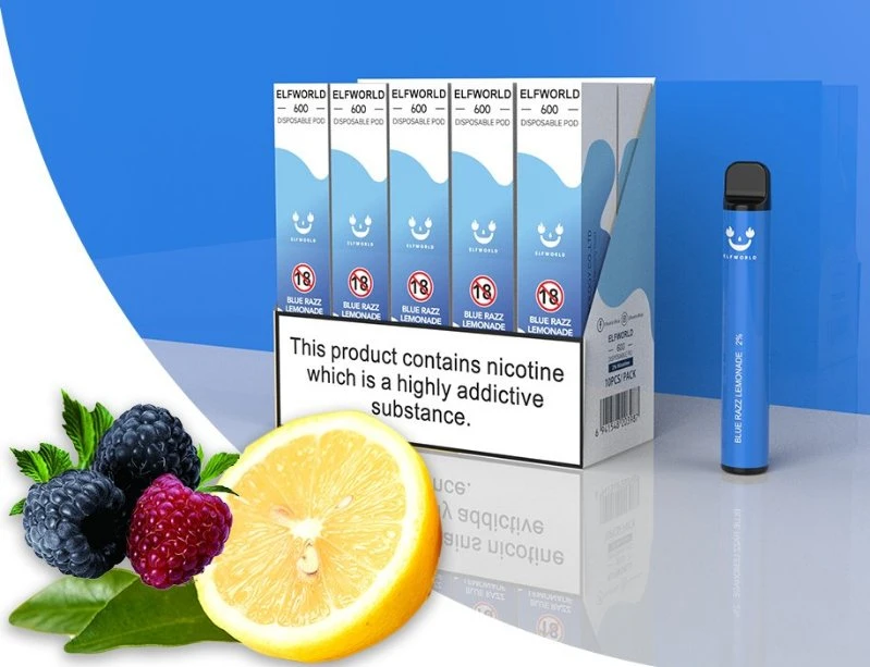 Wholesale/Supplier E Cigarette 600 Puff Plus Custom Vaporizer Pen 550mAh 2ml E Liquid Puff Sigaretta 5% 2% Nicotine Mini Cigarette Nicotine Free E Cig