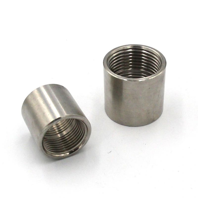 Hot Sell Stainless Steel 304 316 Pipe Nipple Thread NPT Bsp Coupling for Water Oil Gas