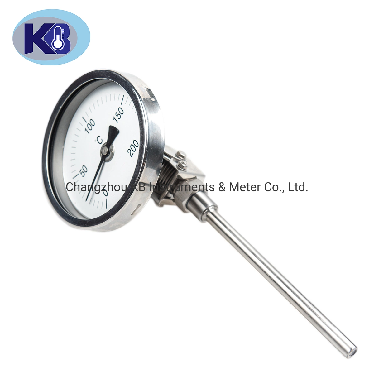 Bimetall Thermometer Industrie-Thermometer Kesselrohr Hochtemperatur-Präzisionszeiger Radial Wss-411/401/53