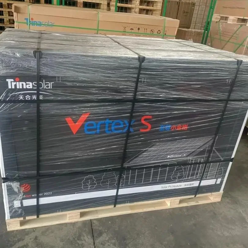 Usine chinoise Trina Vertex S Panneau solaire demi-coupé tout noir 410W 415W 420W 425W pour système d'énergie solaire Panneau PV.