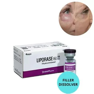 Liporase Dissolve acide hyaluronique l'hyaluronidase dissout le soutireuse Liporase hyaluronidase Liporase Injection retirer les remplisseurs Lysozyme dissoudre le remplissage