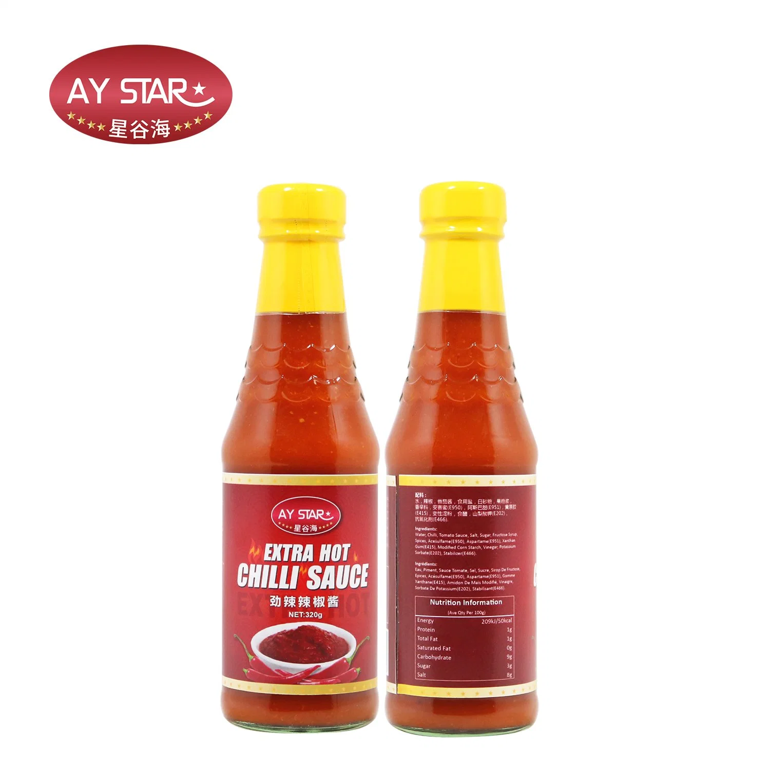 230g Garlic Red Pepper Extra Spice Chilli Sauce