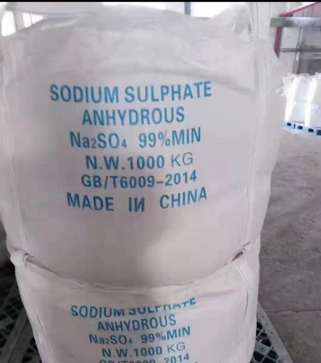 Sodium Sulphate 99% Min Origin in China Packing: in 25/50kgs Bags