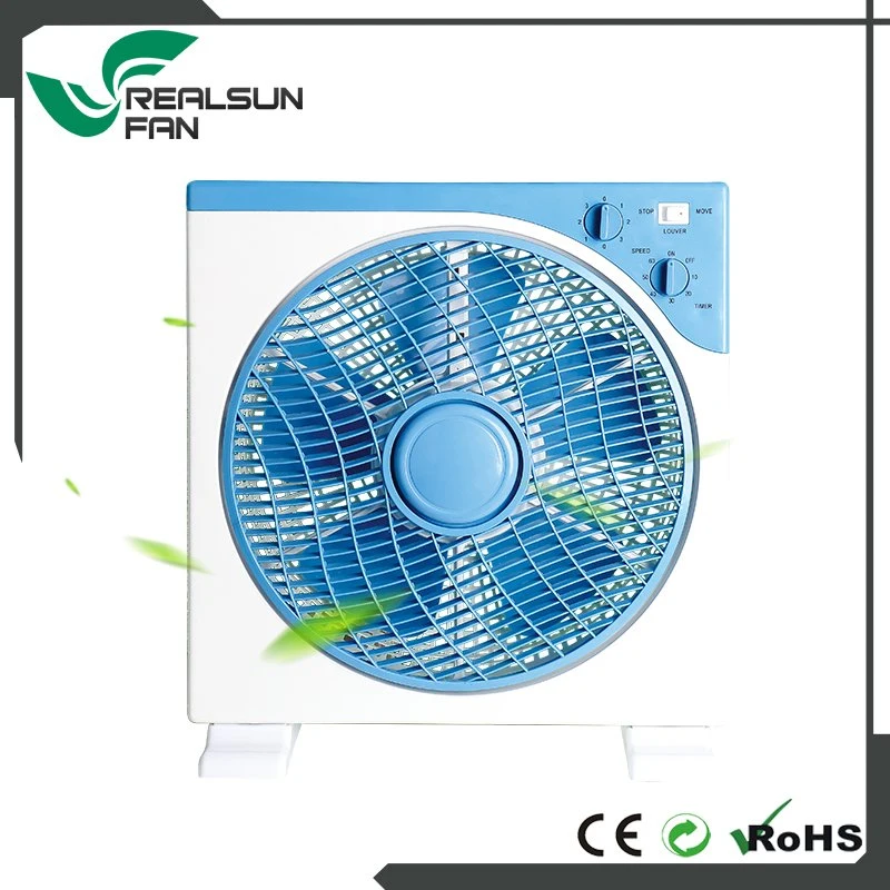12inch Box Fan with 5PCS PP Blades and 1 Hour Timer