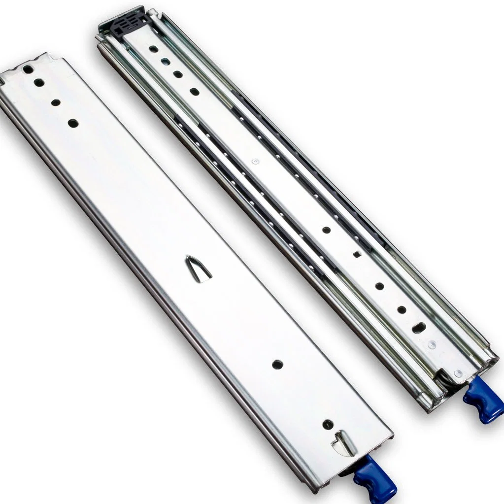 76mm Heavy Duty Ball Bearing Load Capacity 227kgs Drawer Slide with Handle System