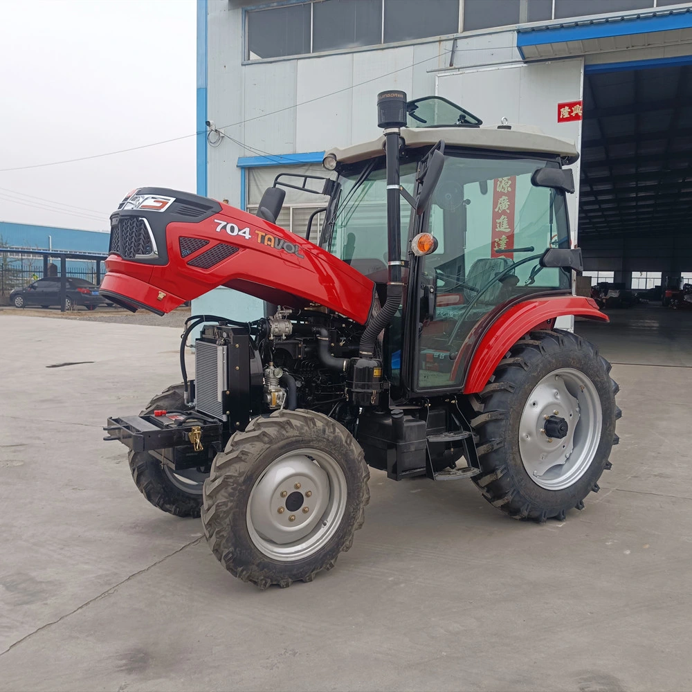 70HP 8+8 12.4-28tyre AC Cabin Wheel Farming Tractors in Tavol