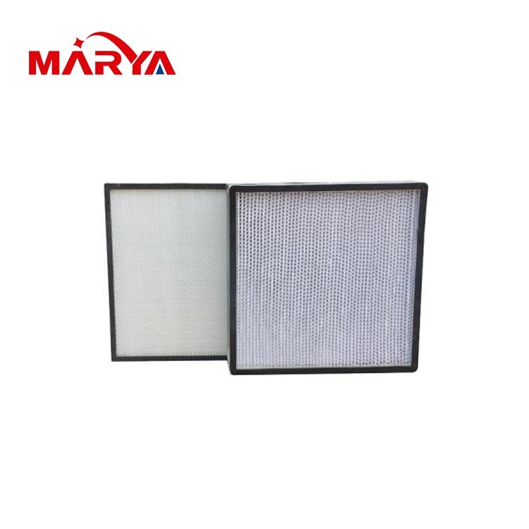 Shanghai Marya HVAC Cleanroom System H13 HEPA Filter/ULPA Air Filter with Aluminium Frame