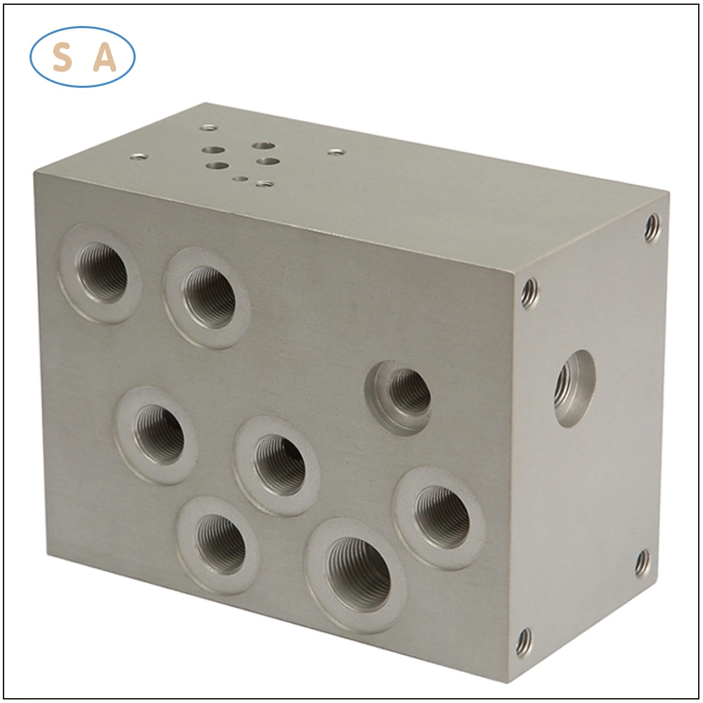 Customized CNC Machining Hydraulic Manifold Relief Integrated Valve Block for Truck Machine