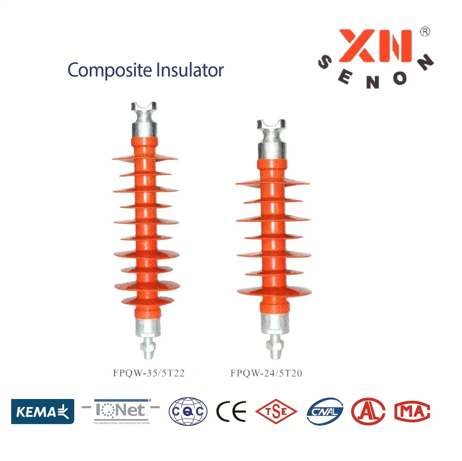 Fpqw-35/5t22 Composite Silicon Rubber Housed Pin High Voltage Insulator