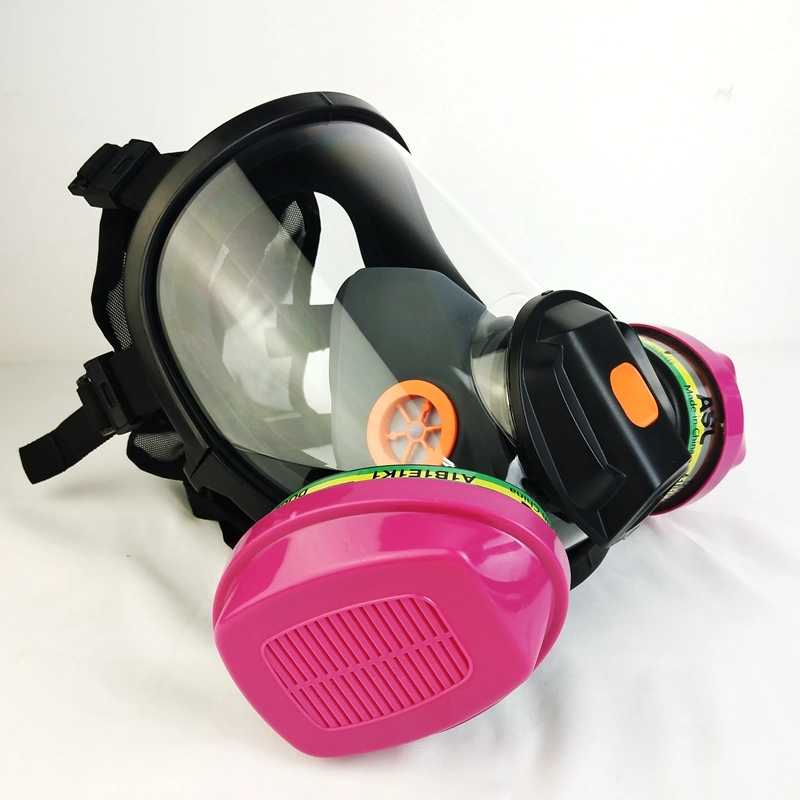 Gas Respirator Dual Active Carbon Filters New Design Silicone PPE Safety Full Respirator