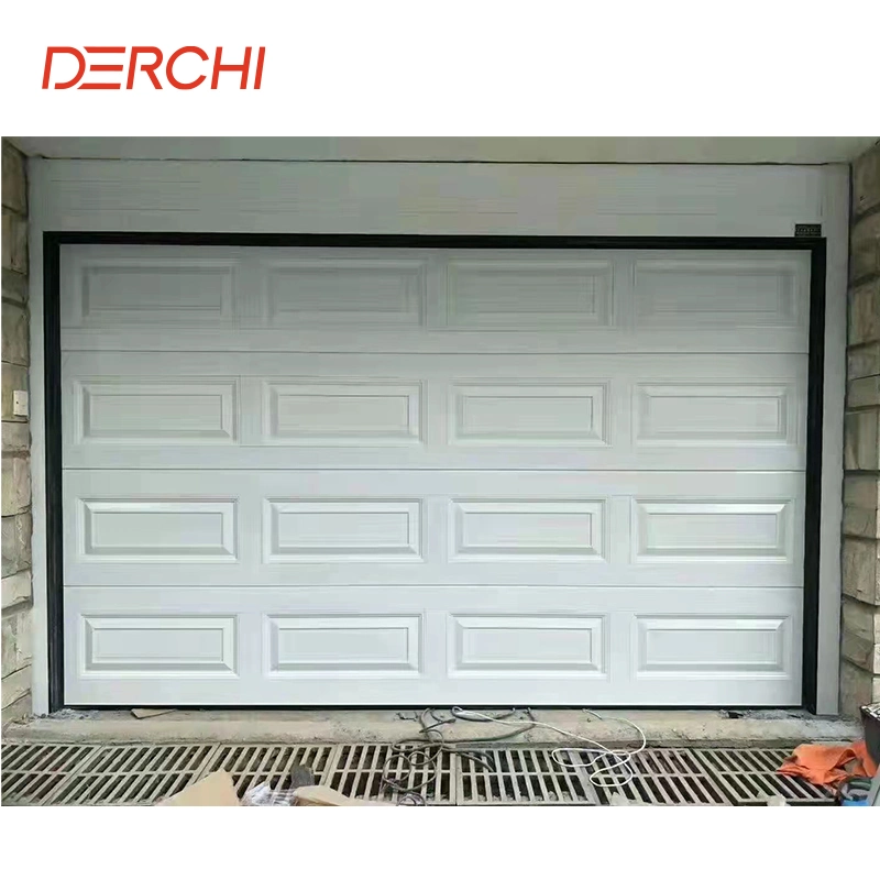 Modern High quality/High cost performance  Aluminum Glass Garage Doordouble Tempered Glass Electric Automatic Garage Door