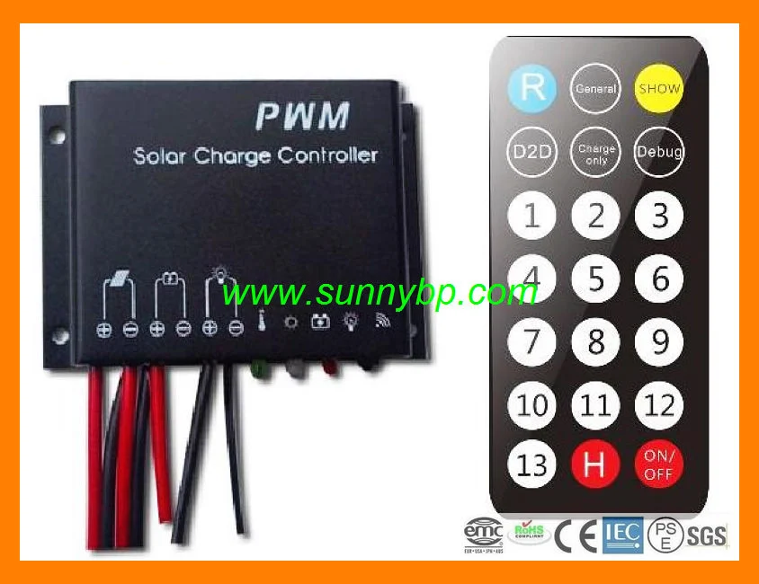 12V/24V 20A IP68 Water Proof Solar Street Light Charger (IR1220)