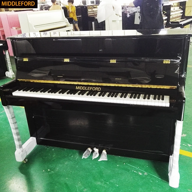 Instrumento musical Middleford clave 88 de color negro piano vertical hasta110cm.