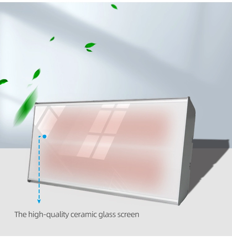 Carbon-Heizung mit Glas