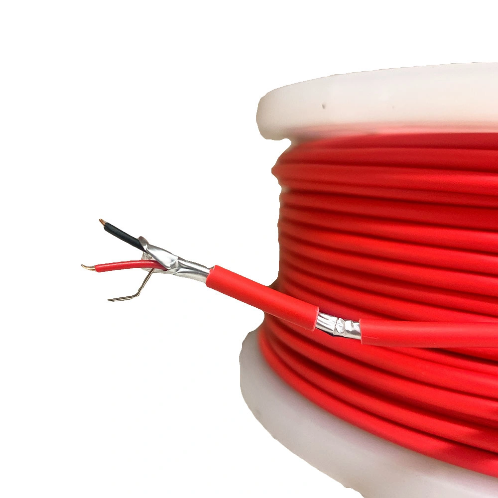 Resistencia al fuego PVC UL cable alarma de incendios 2c 2 núcleo 0,8mm 1,0mm 1,5mm Especificaciones del cable de alarma de incendio de cobre