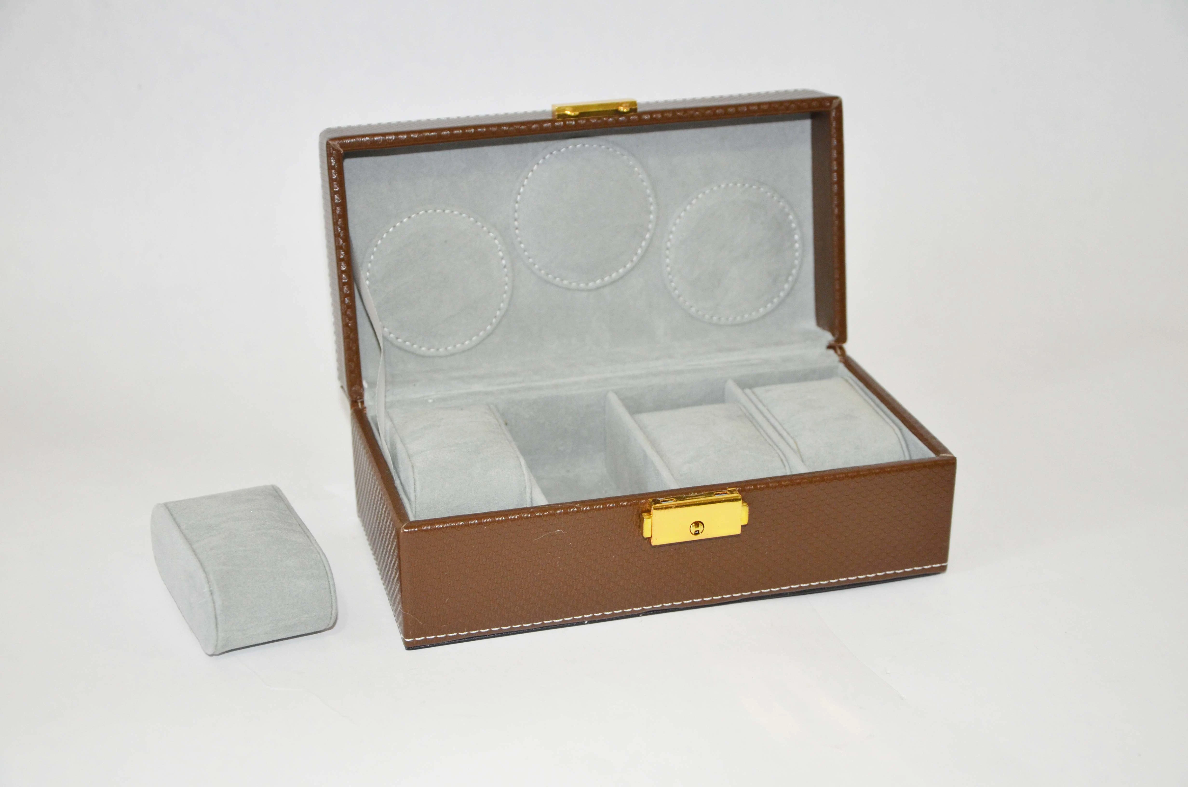 OEM Uhr Kosmetische Leder Box / Uhrenbox für 4 Uhren