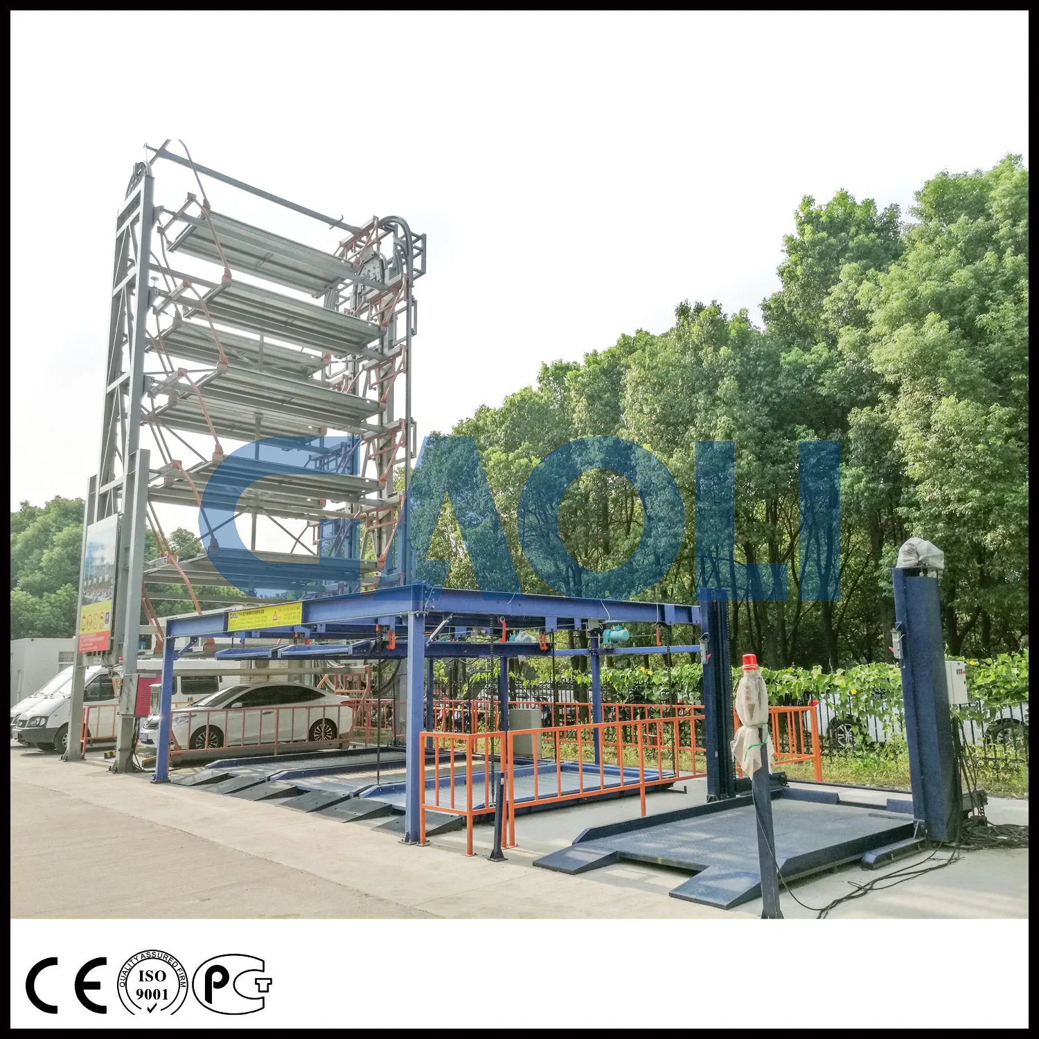 IC Card and Manual Type Automatic Rotary Car Parking System