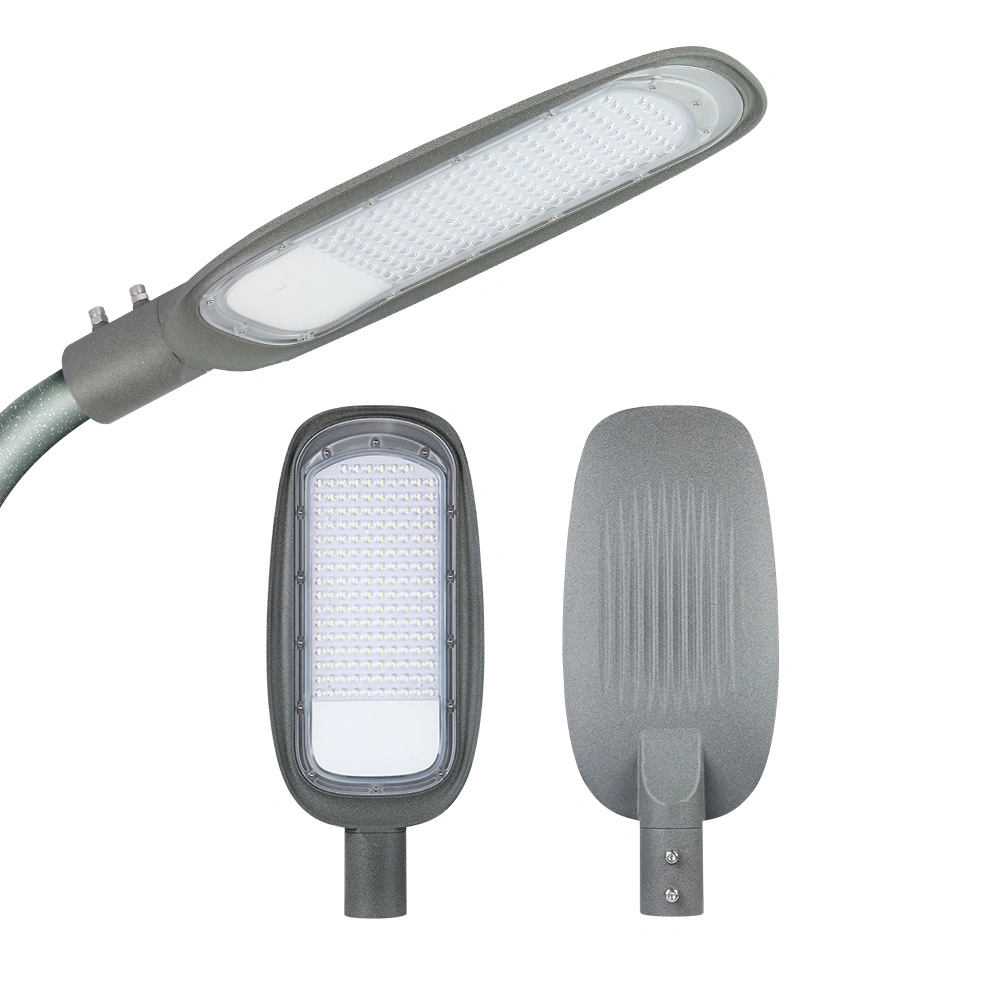 Luz de estrada LED moderna de alta potência IP65 à prova de água para exterior, 100 W.