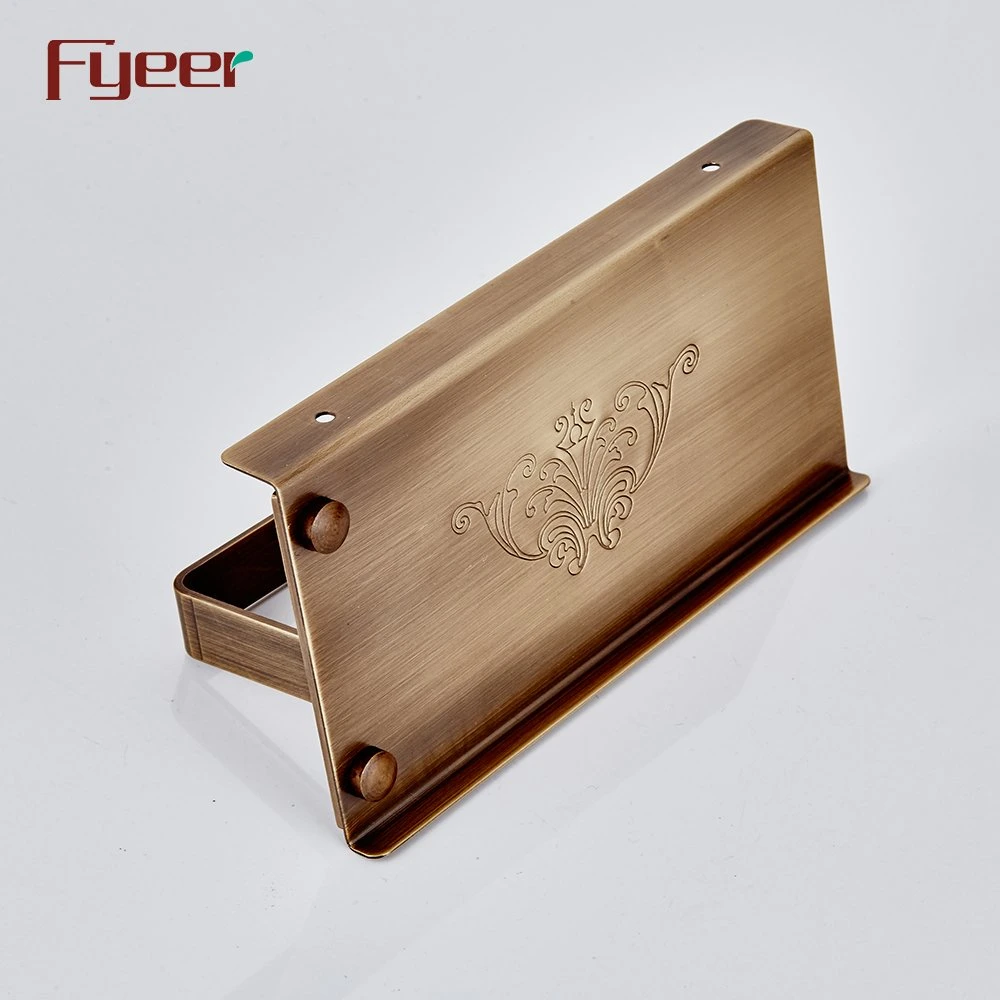 Fyeer Stainless Steel Antique Toilet Roll Holder