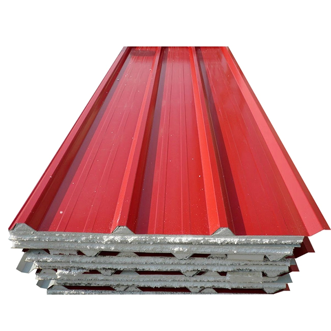 EPS Composite Panel 50mm 75mm 100mm Exterior Wall Roof Sandwich Panel