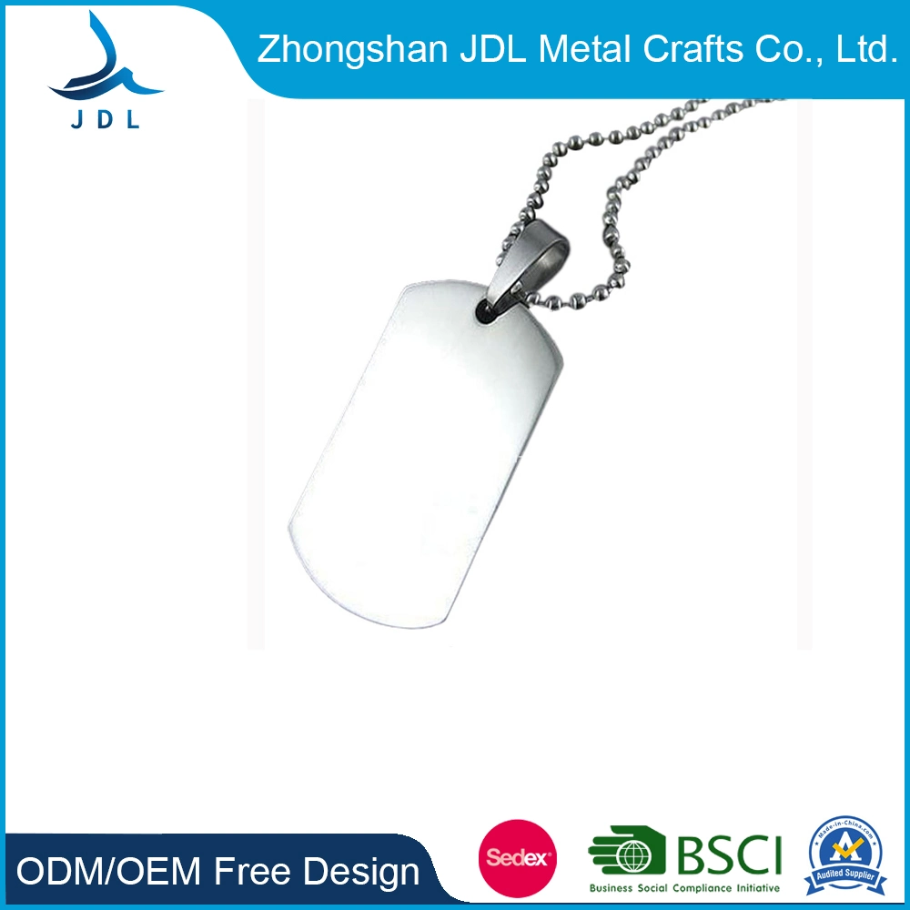 Custom Metal Platinum Stainless Metal Xvideo Press Machine Manual Machine Military Logo Dog Tag