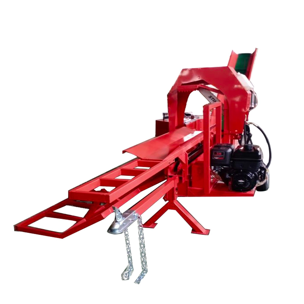 Hydraulic Firewood Processors Brtn22t450 Firewood Processor Machine Log Processor with Diesel Engine Wood Chippers Cutting Machine