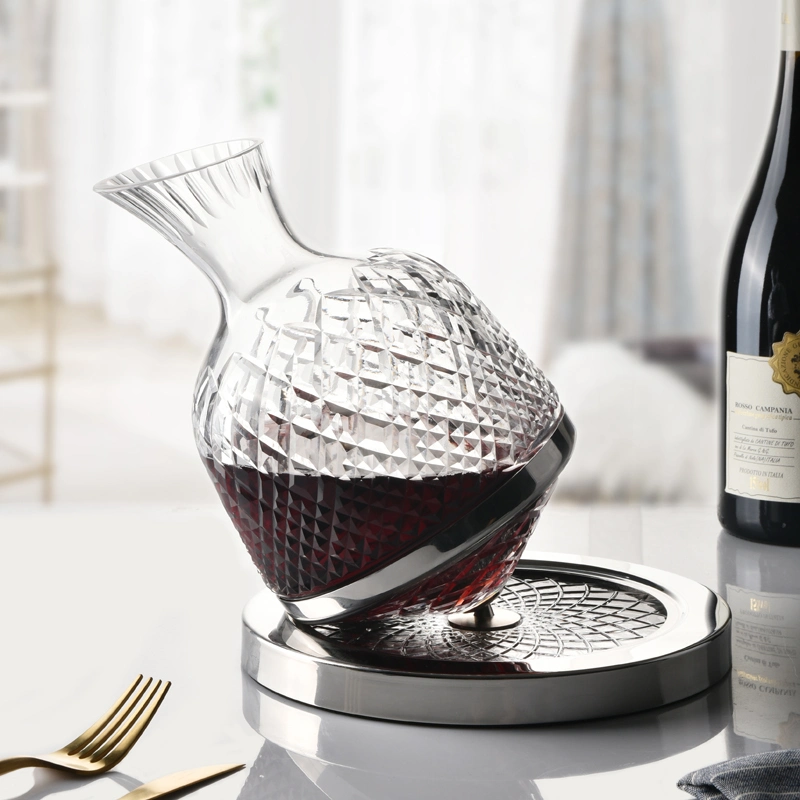 1500ml Venta caliente moda decantador de vino Jarra de cristal con cajas de regalo