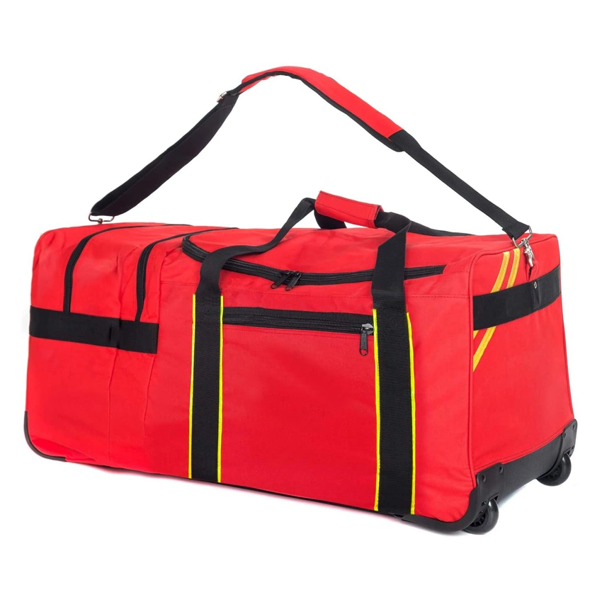 حقيبة تنقل ذات حقيبة سفر من طراز فايرمان ذات الحجم الكبير حقيبة بكرة الإنقاذ