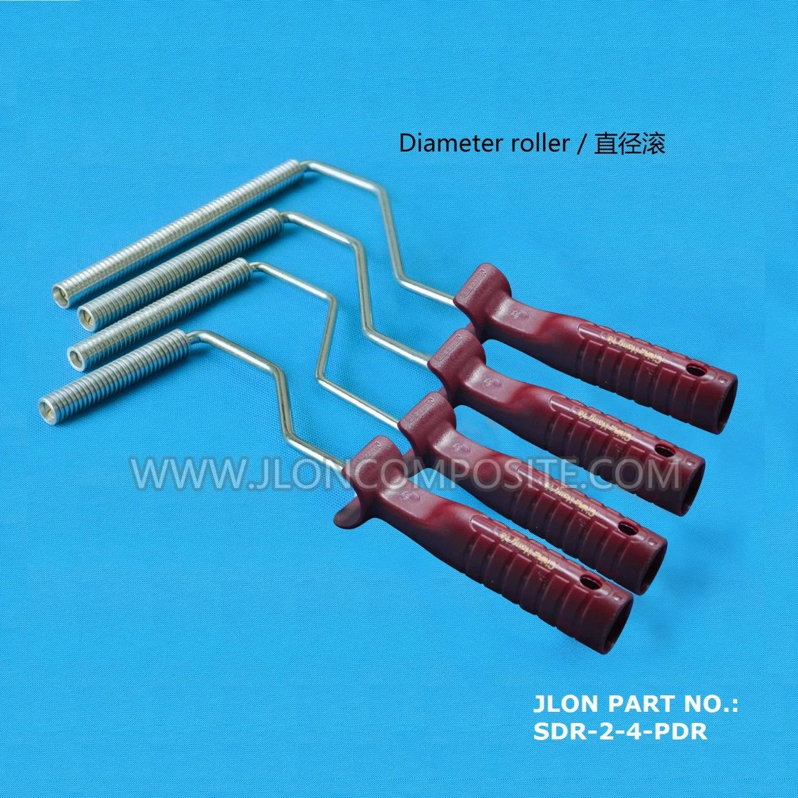 Ferramentas de plástico reforçado com fibra de aço da alavanca de plástico reforçado por fibra de Rolo para lançar mão para cima