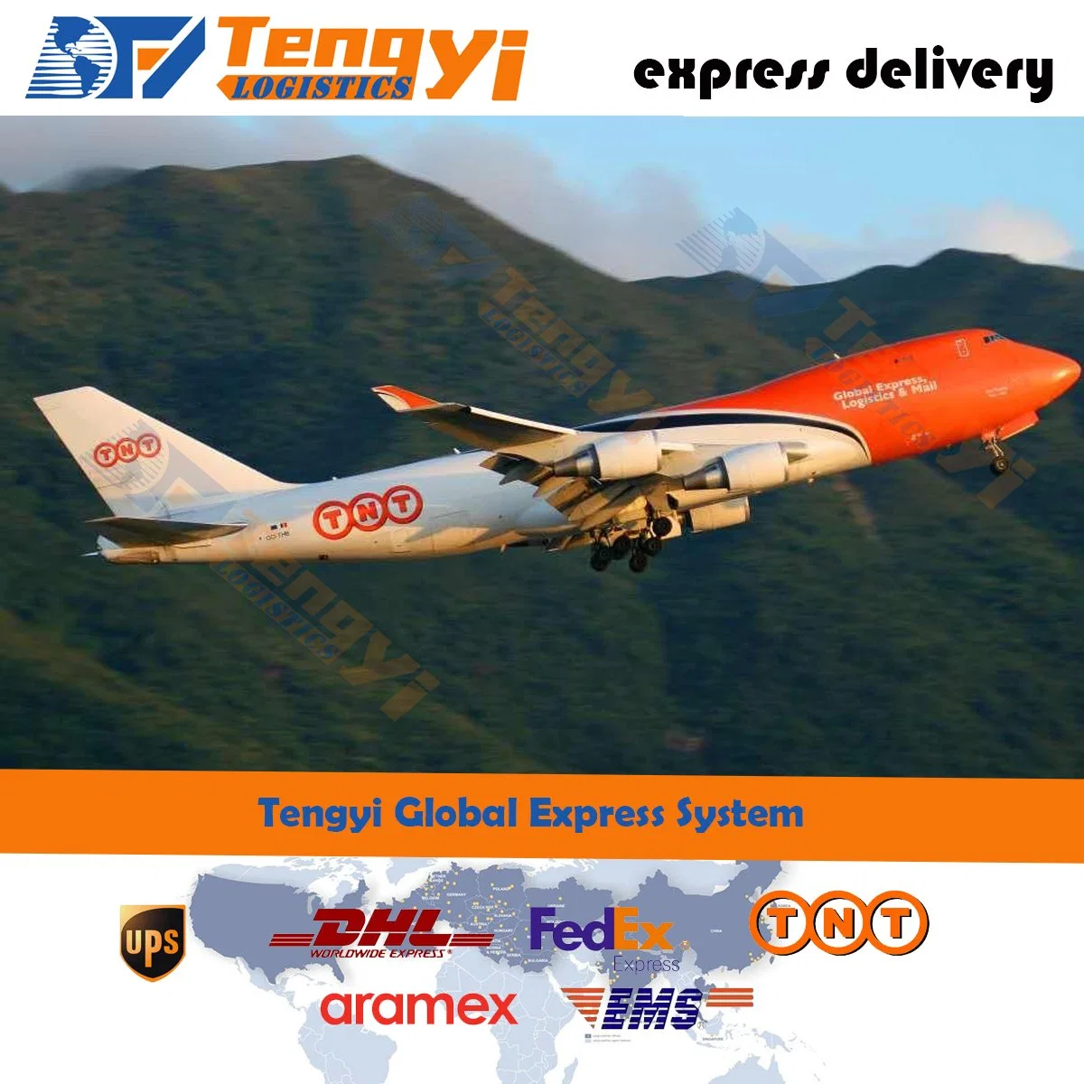 Transporte aéreo General/cargo Especial Envío logístico Dropshipping TNT/DHL/FedEx/UPS/EMS Express El Cairo/Addis Abeba/Luanda