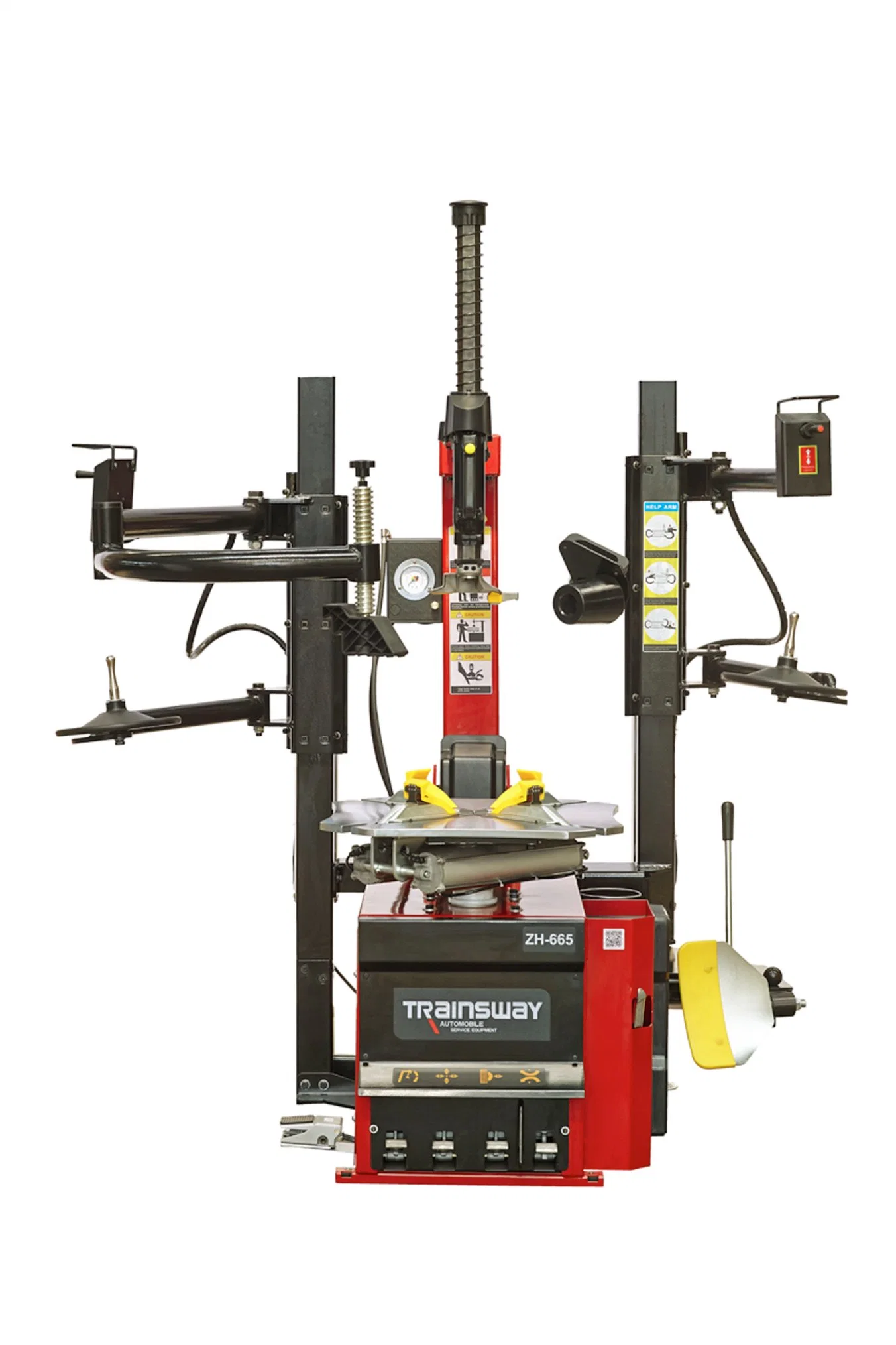 Garage Equipment Heavy-Duty Tilt-Back Tire Changer with Assist Arm Trainsway Zh665ra