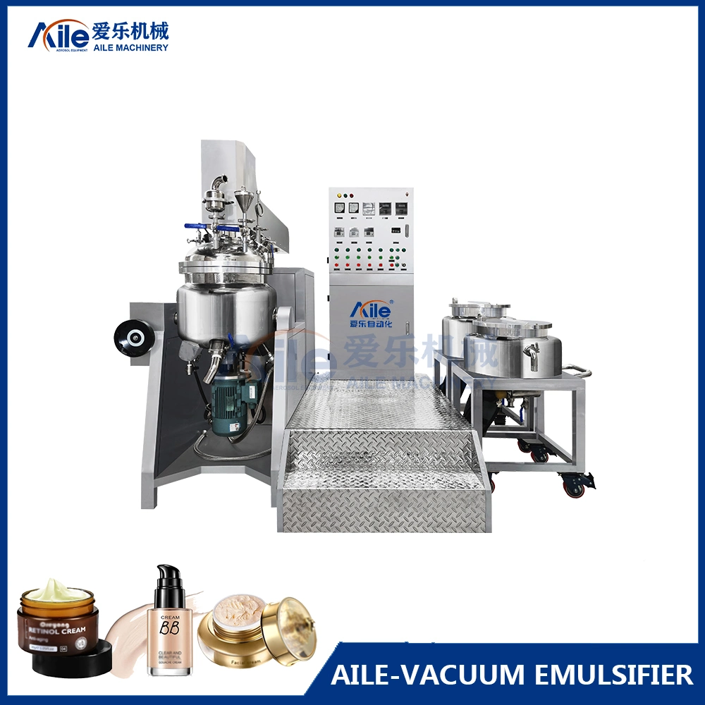 Vacuum Emulsifying Homogenizer Equipment Chemical Machinery Shampoo Toothpaste Making Machine