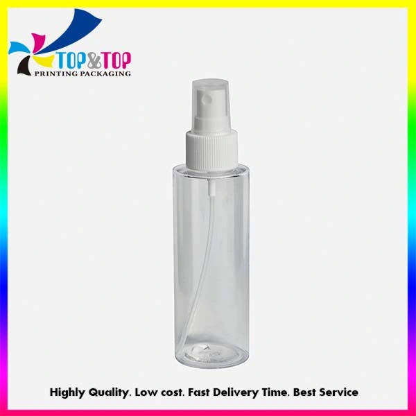 30ml 100ml 150ml 200ml Cosmo Shape Round Clear Pet Plastic Spray Disinfectant Bottle