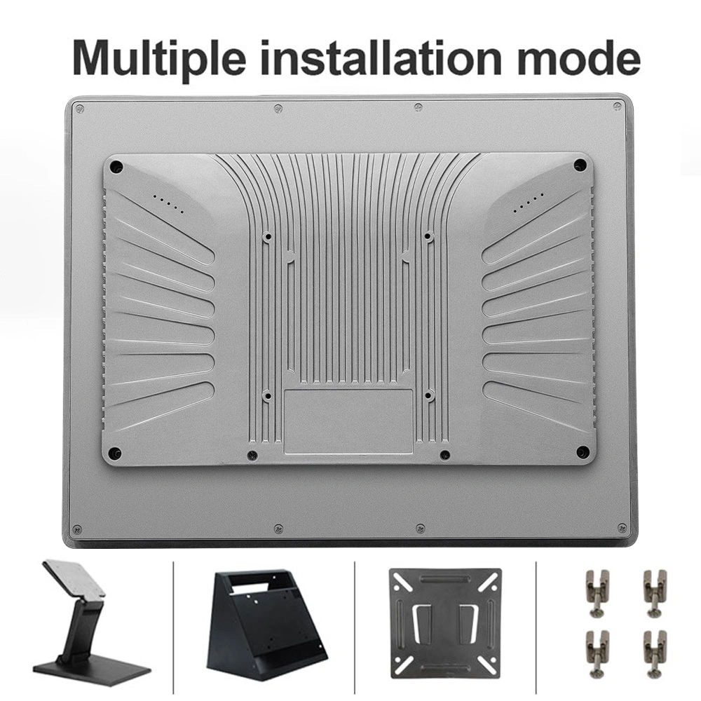 10,4 12 15 17 19 Zoll Panel-PC, offener Rahmen IP65 LCD-Industrie-Touchscreen-Monitor für CNC-Industriesteuerung