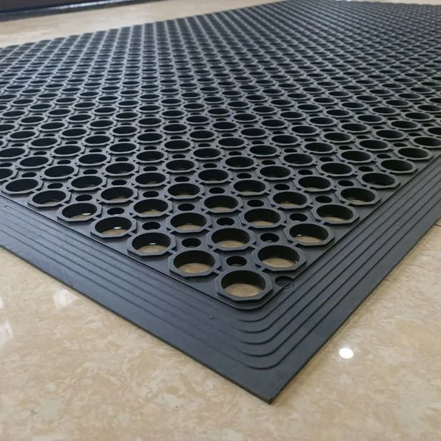 3FT*5FT Non Skid Non Slip Wet Drain Rubber Floor Mat with Holes