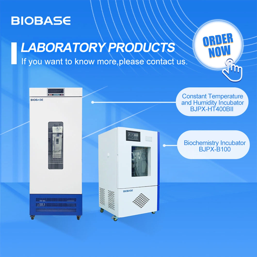 Biobase China 100 Liters Medical Lab Biochemical Incubator with Built-in Printer