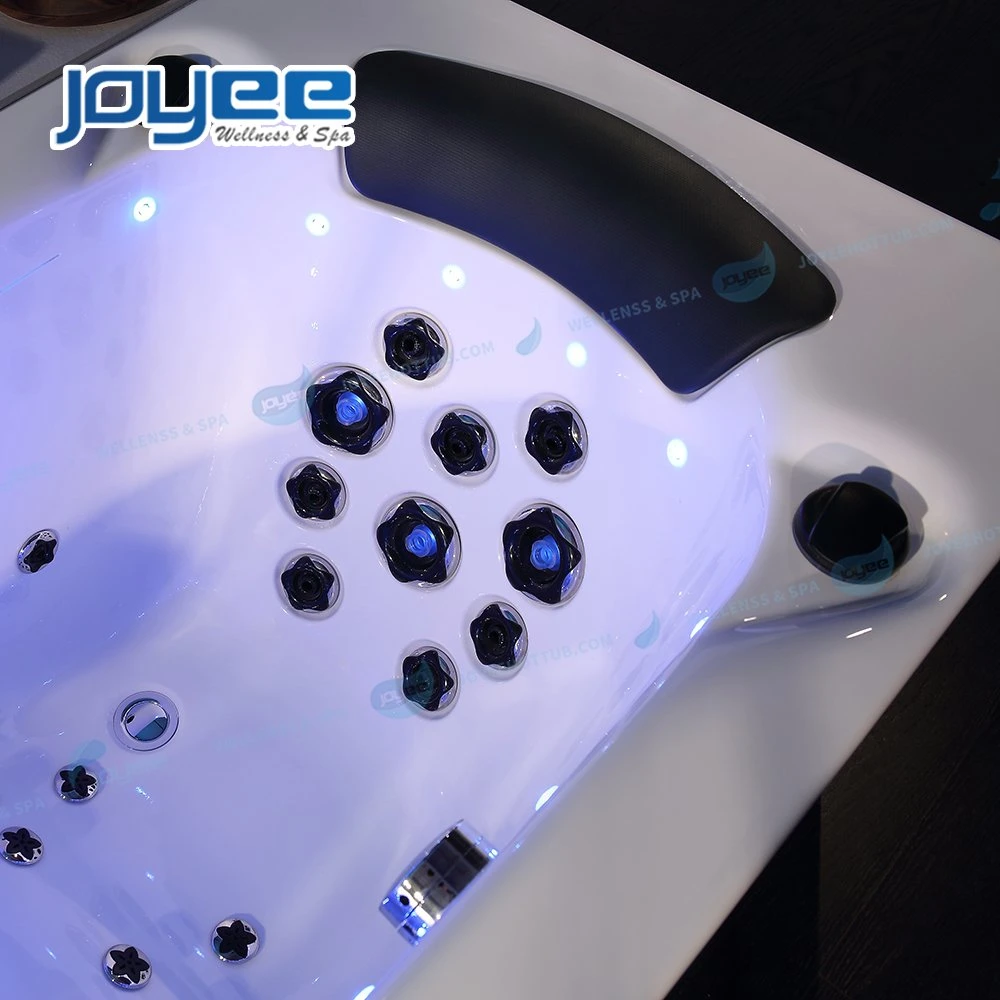 Joyee Moderne Mode Badewanne importiertes Material Wasserfall kleine Größe SPA