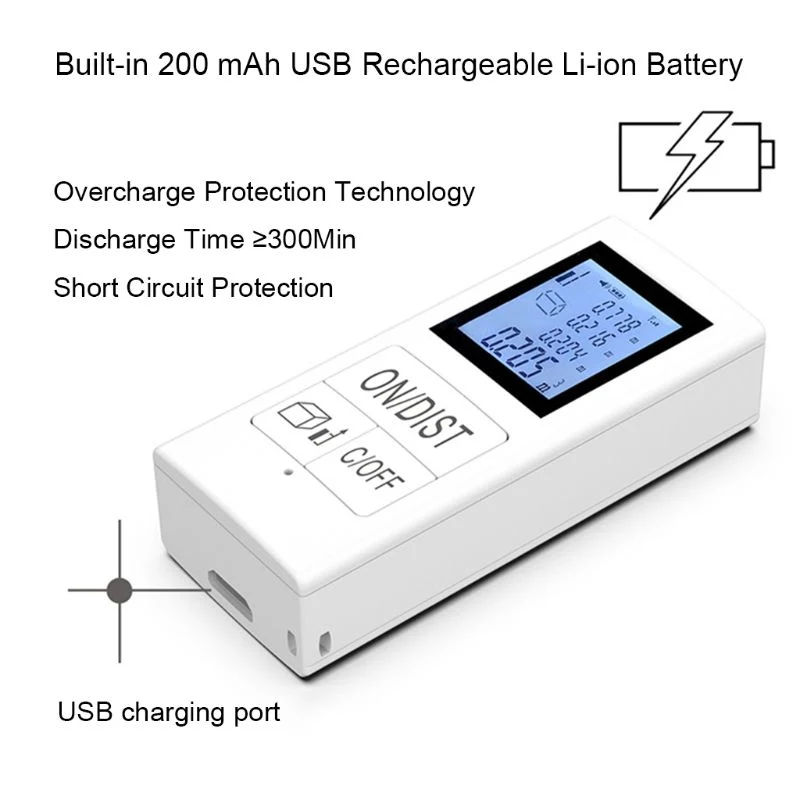 New Design Digital Laser Measure Distance Meter for Instrument Measuring