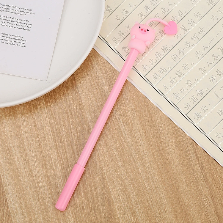 Cartoon Cute with Food Pendant Student Neutral Pen Black 0.5 Neutral Pen