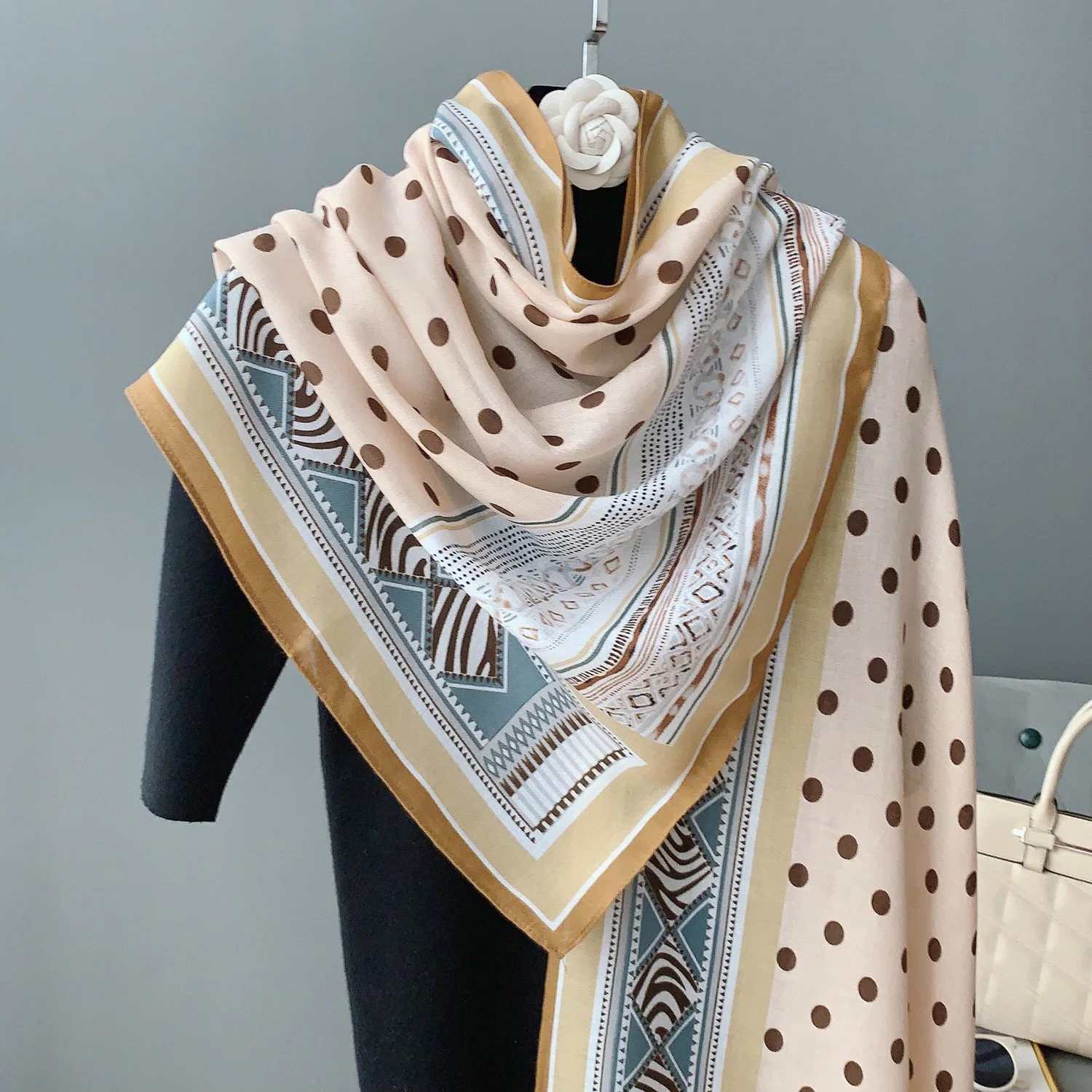 85*180cm Wholesale/Supplier Fashion Cotton Scarf Shawl for Woman Custom Printed Cotton Hijab Voile Headscarf for Women