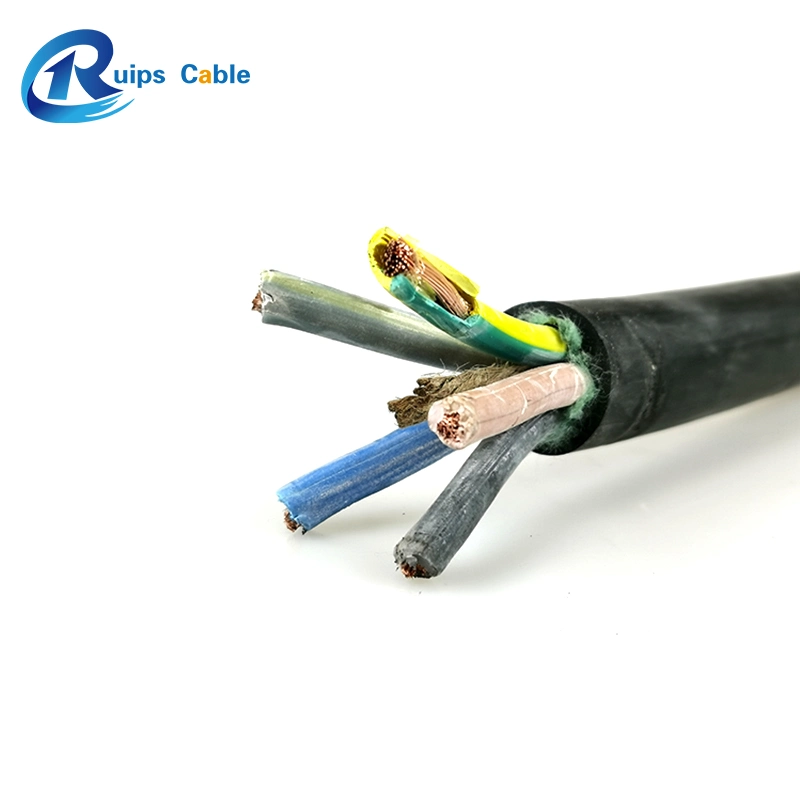 H07rn-F/A07rn-F Power Control Wire Industrial and Agricultural Use Oil-Resistant Flame-Retardant Mobile Equipment and Machines Heavy Rubber Cable