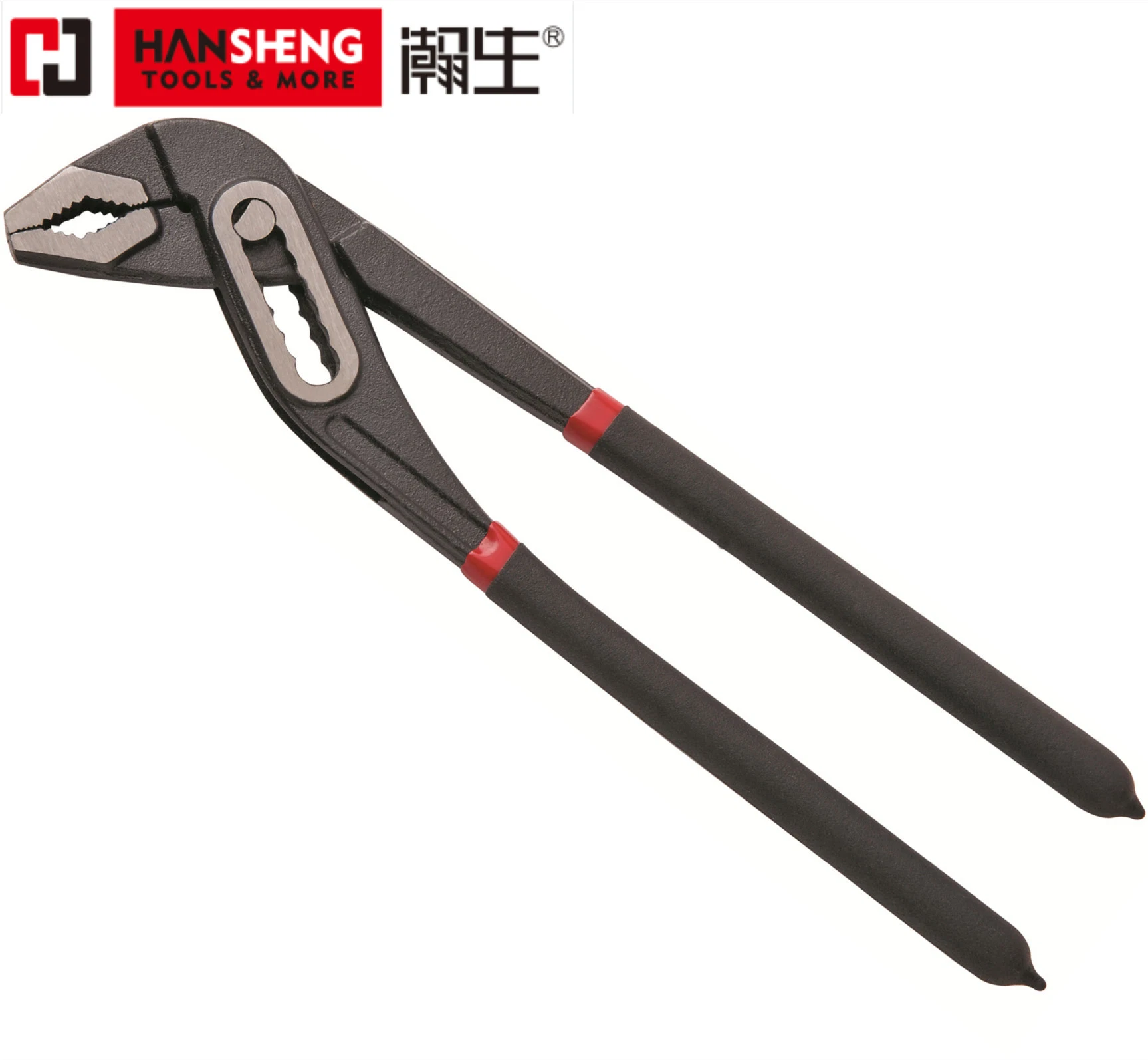 Professional Hand Tools, Made of CRV, High Carbon Steel, Water Pump Pliers, Groove Joint Pliers, Pear-Nickel Plated