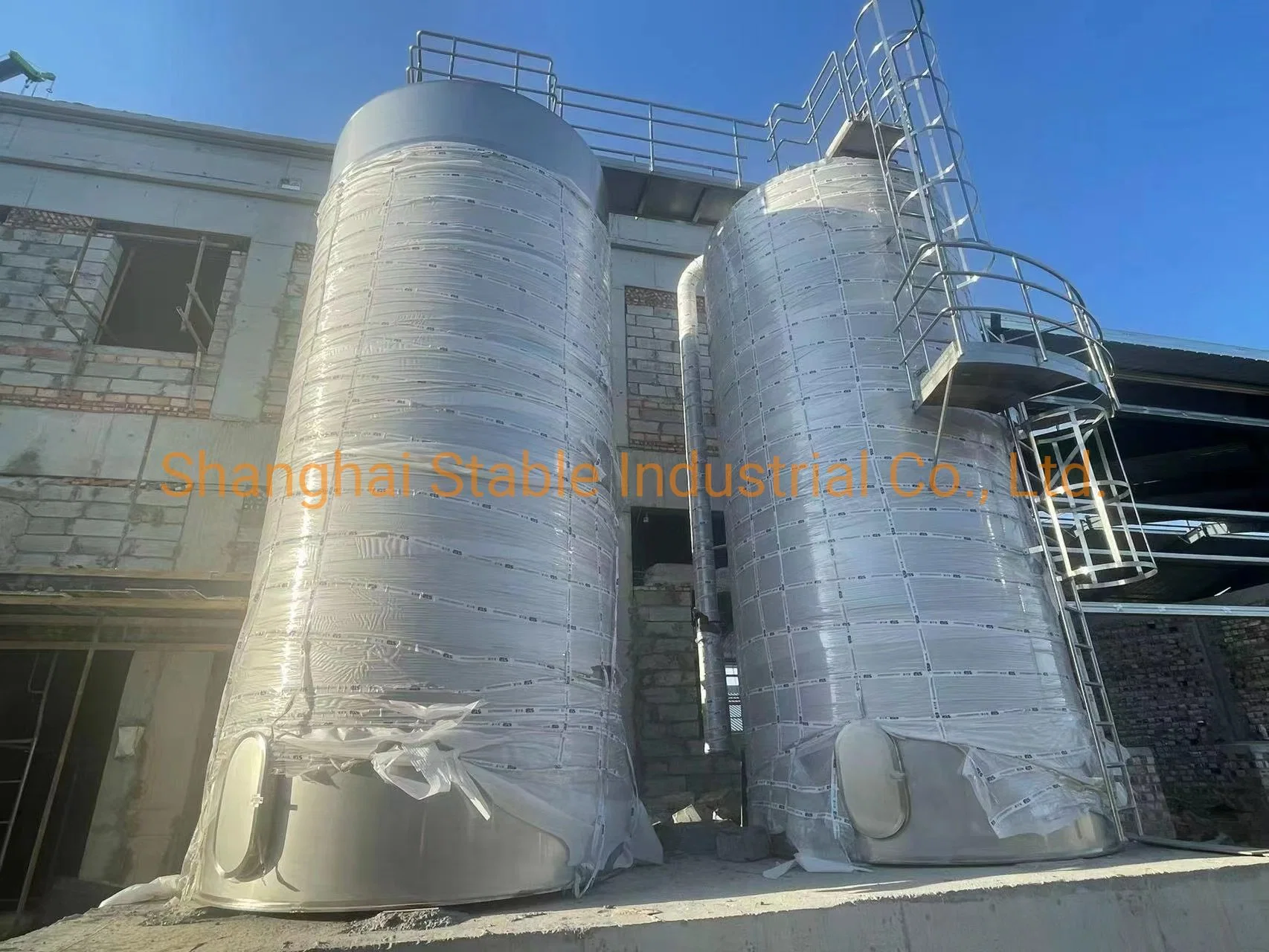 80, 000L Milk Silos