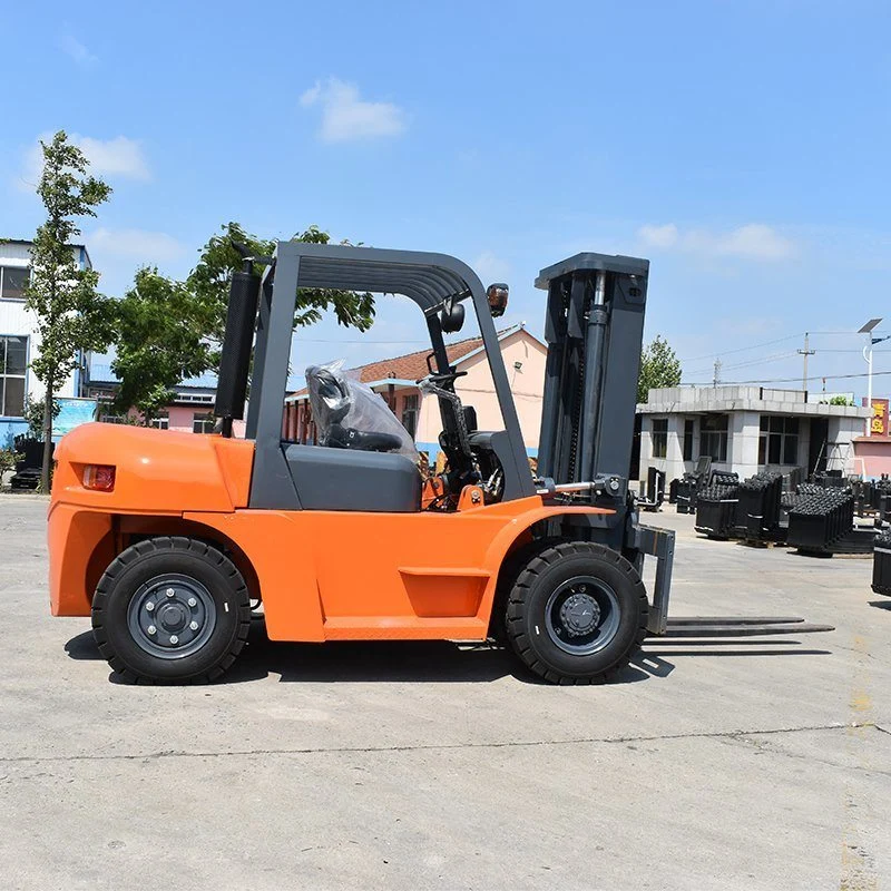 7 Tons Diesel Logistics Mechanical Power Standard Overall Manufacturer Handing Equipment Forklift