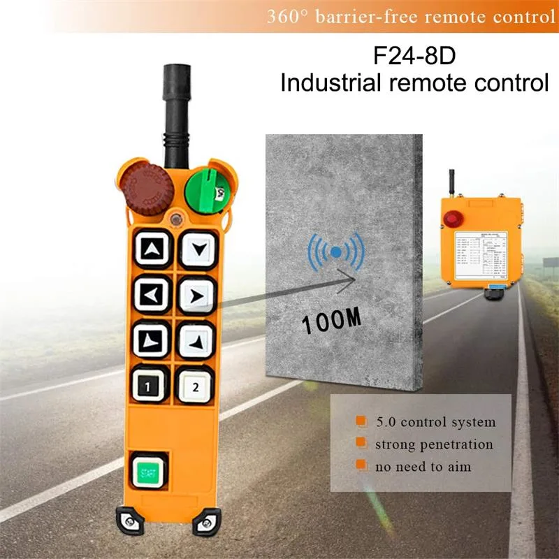 Reliable Quality Lifting F24-8d Electric Hoist Radio Remote Control for Crane