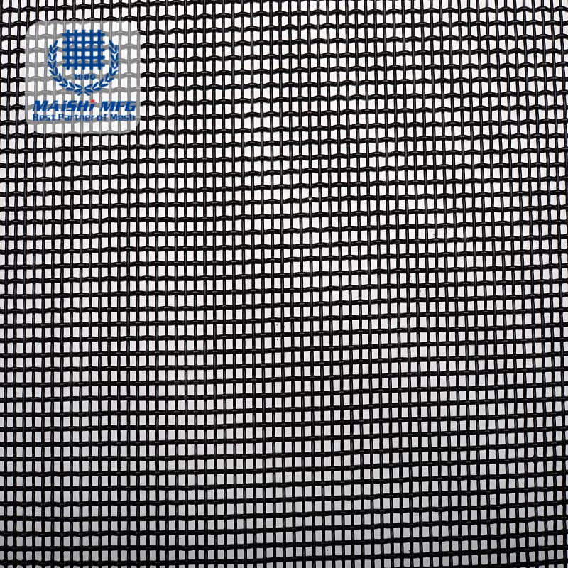 SS316 Marine Grade Black Powder Coated Security Screen