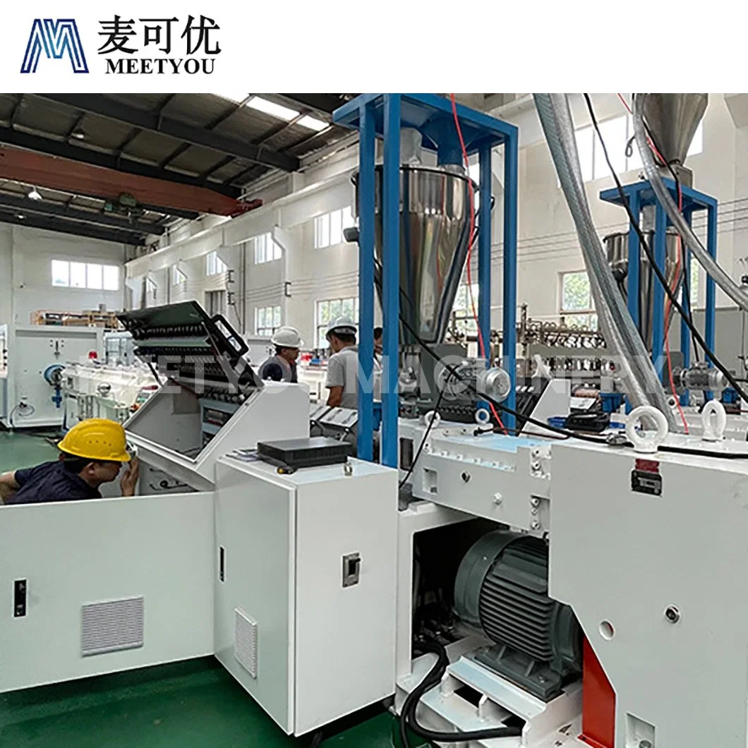 MeetYou Machinery PVC PE ABS Pet PP Hohlblech-Maschine Lieferanten Transparente PVC-Kunststoffplatte Produktionslinie China Doppel-Schraube ABS Produktionslinie Für Boards