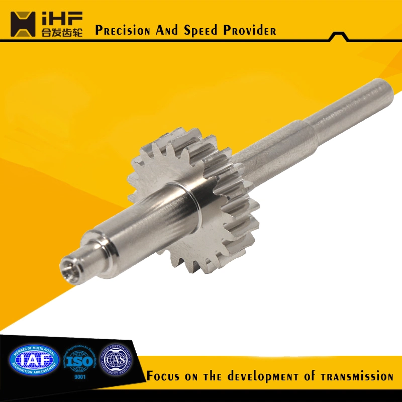 Aluminum Pinion Gear CNC Machining Milling Turning Lathe Drilling Spline Shaft